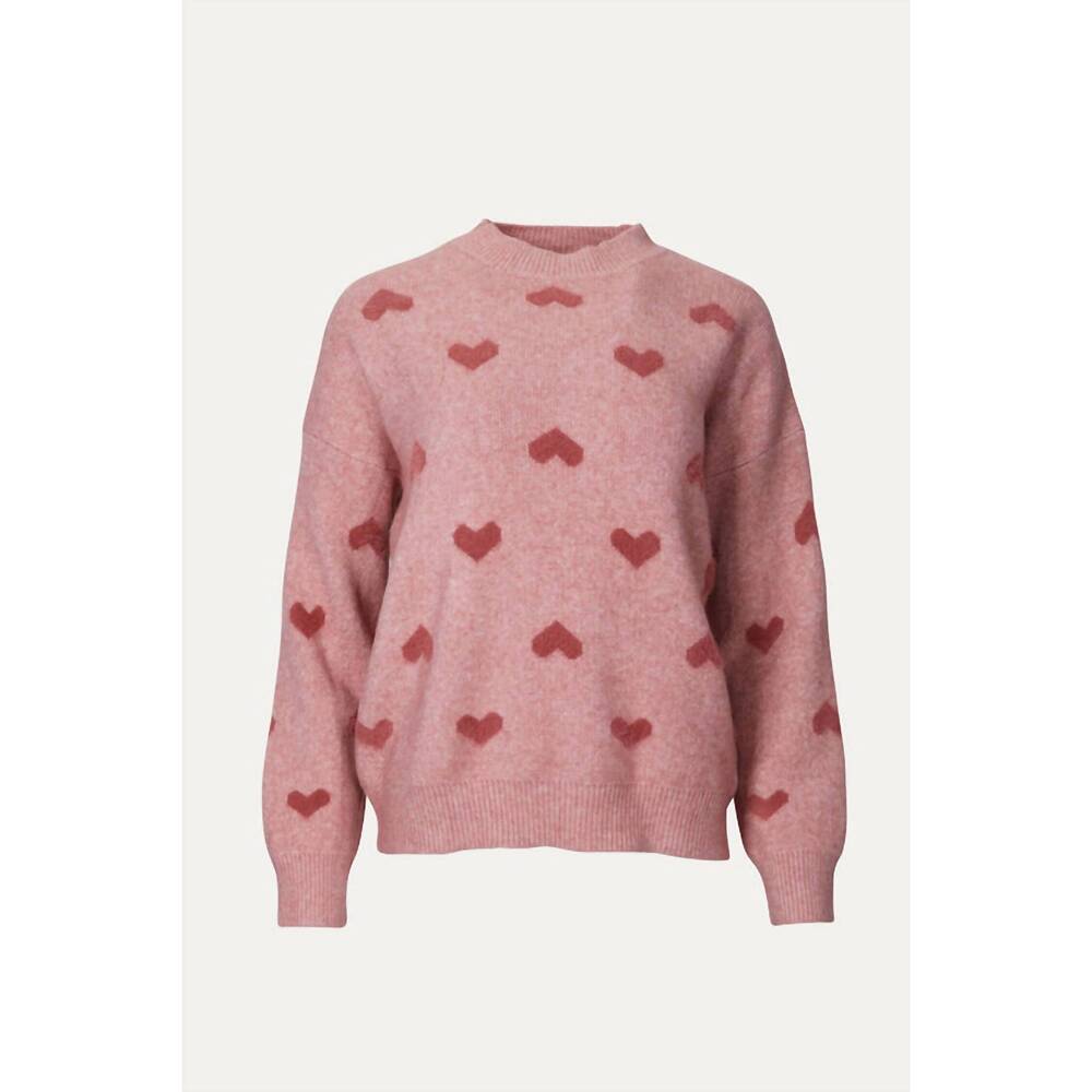 NEW ADORA lovely heart sweater in pink - Picture 4 of 4